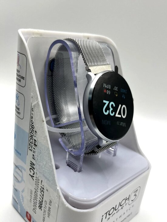 iTouch Sport 3 Smartwatch Silver Mesh Heart Rate Fitness Tracker New - New main image 7